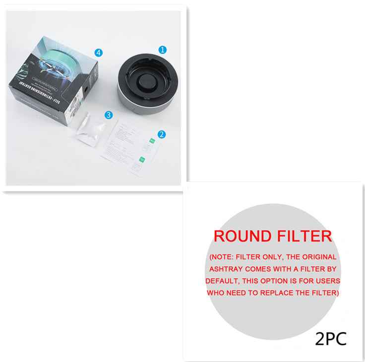 Cendrier purificateur d'air automatique avec purification anionique, gadget portable pour voiture