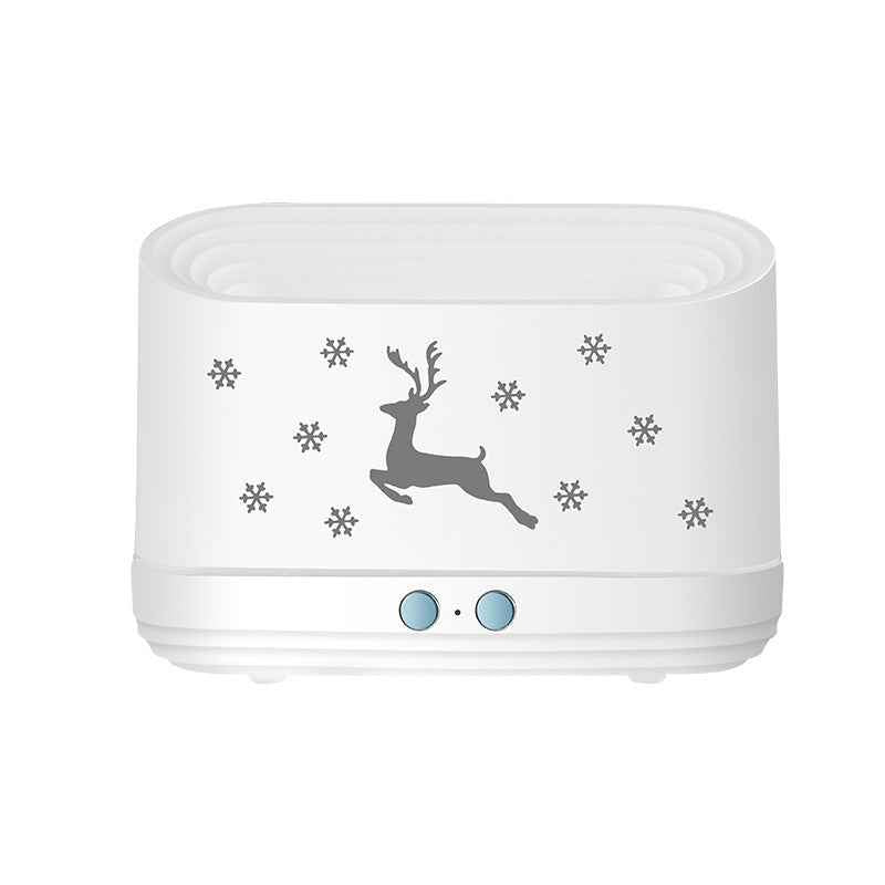Diffuseur d'humidité Elk Flame - Humidificateur Mute, Lampe d'Ambiance pour Noël et Décorations de Maison
