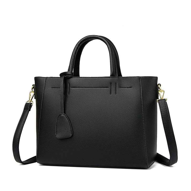Soft Leather Tote Handbag Women's One Shoulder Crossbody Bag