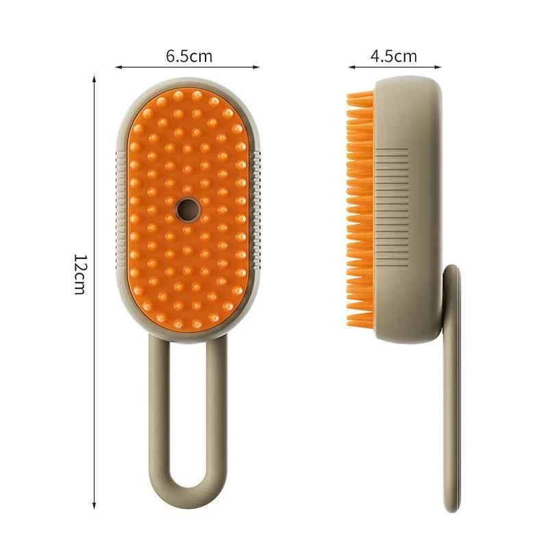 Pet Steam Brush Steamy Dog Brush Electric Spray 3 in 1 Cat Hair Removal Brushes for Dogs Cats Massage Removing Pet Grooming Comb