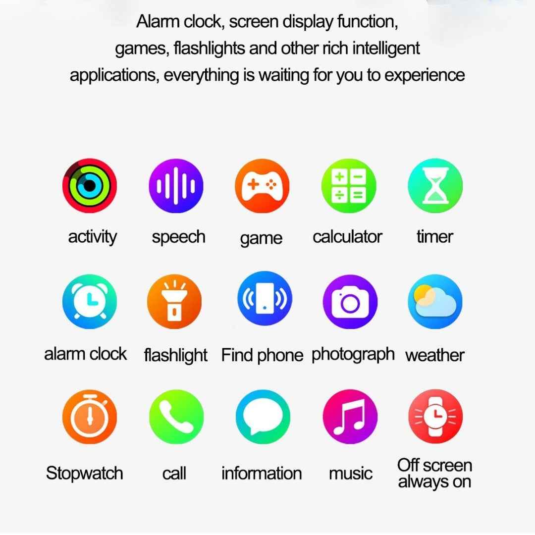 2025 New Smartwatch - Fitness Tracker And Health Tracker, Heart Rate&blood Pressure Monitoring, Sleep Tracking, Step Counter, Waterproof Smartwatch Compatible With IPhone&Android Phones