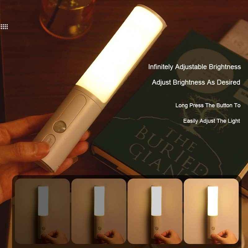 Lampe LED avec capteur de mouvement pour lit, cuisine, armoire et mur - Nouveau style et détection intelligente du corps